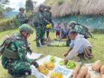 borong hasil petani upaya tni sejahterakan masyarakat papua adr